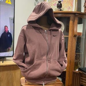 Nike Dusty Rose Full-Zip Hoodie